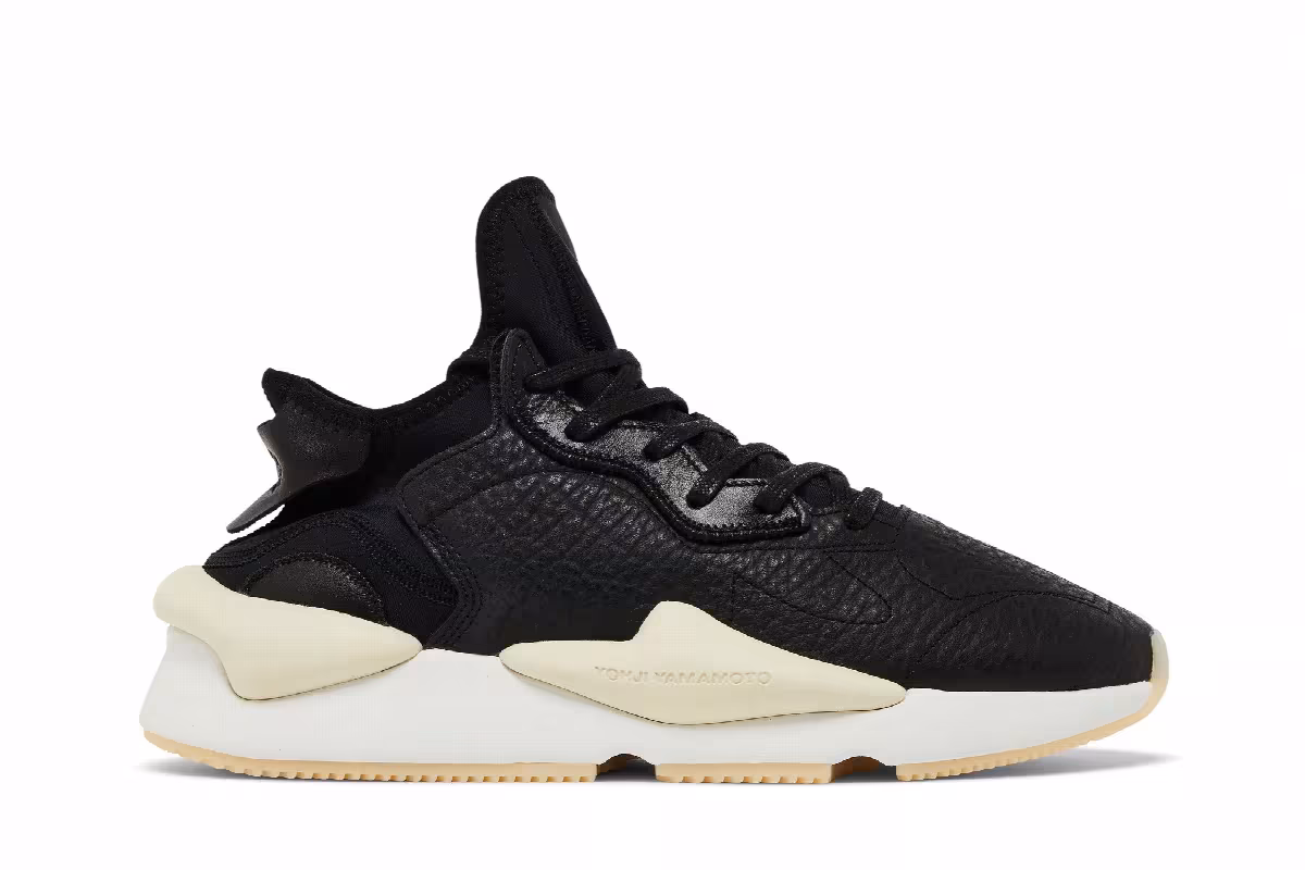 adidas Y-3 Kaiwa Black Cream White, view 2