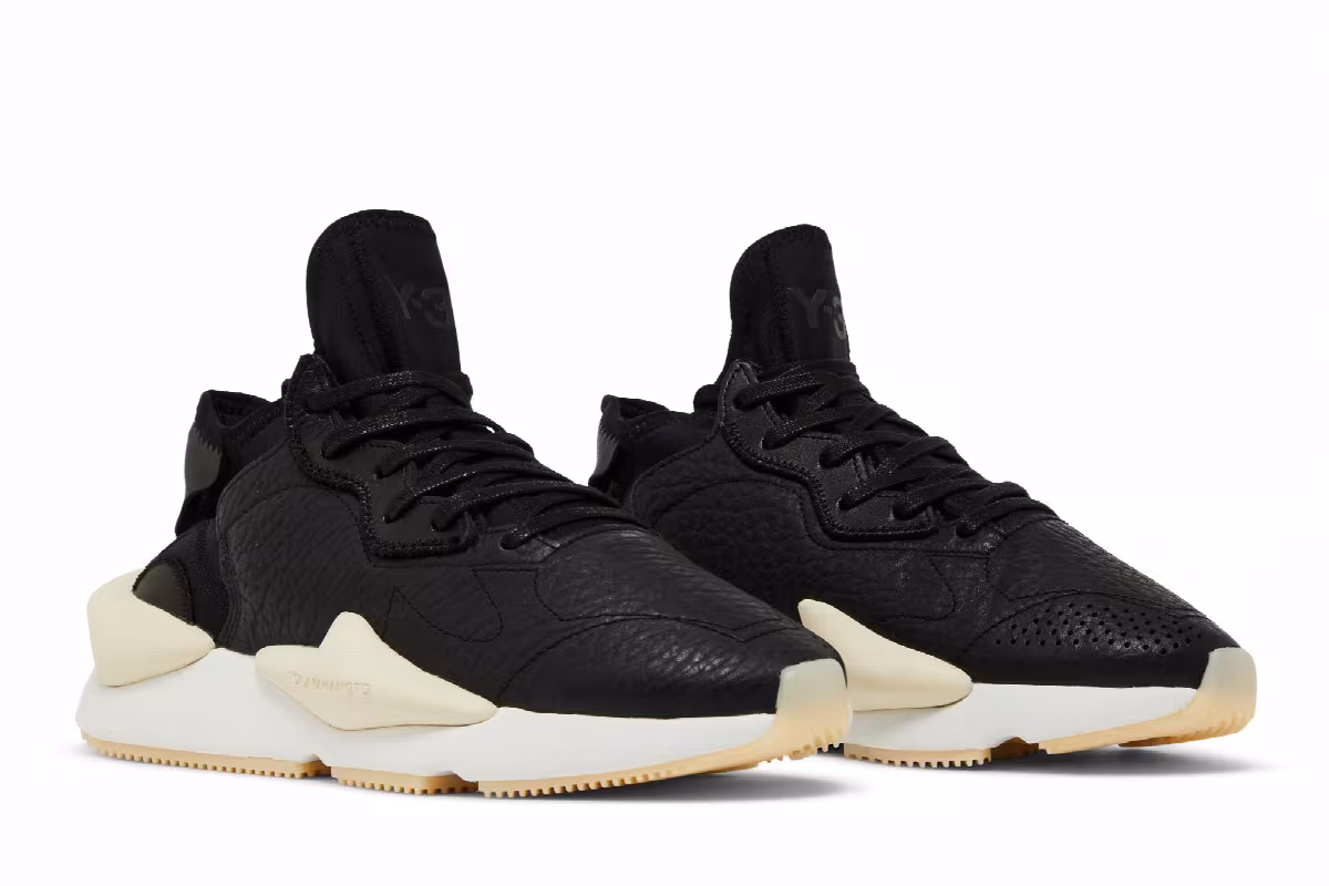 adidas Y-3 Kaiwa Black Cream White, view 9