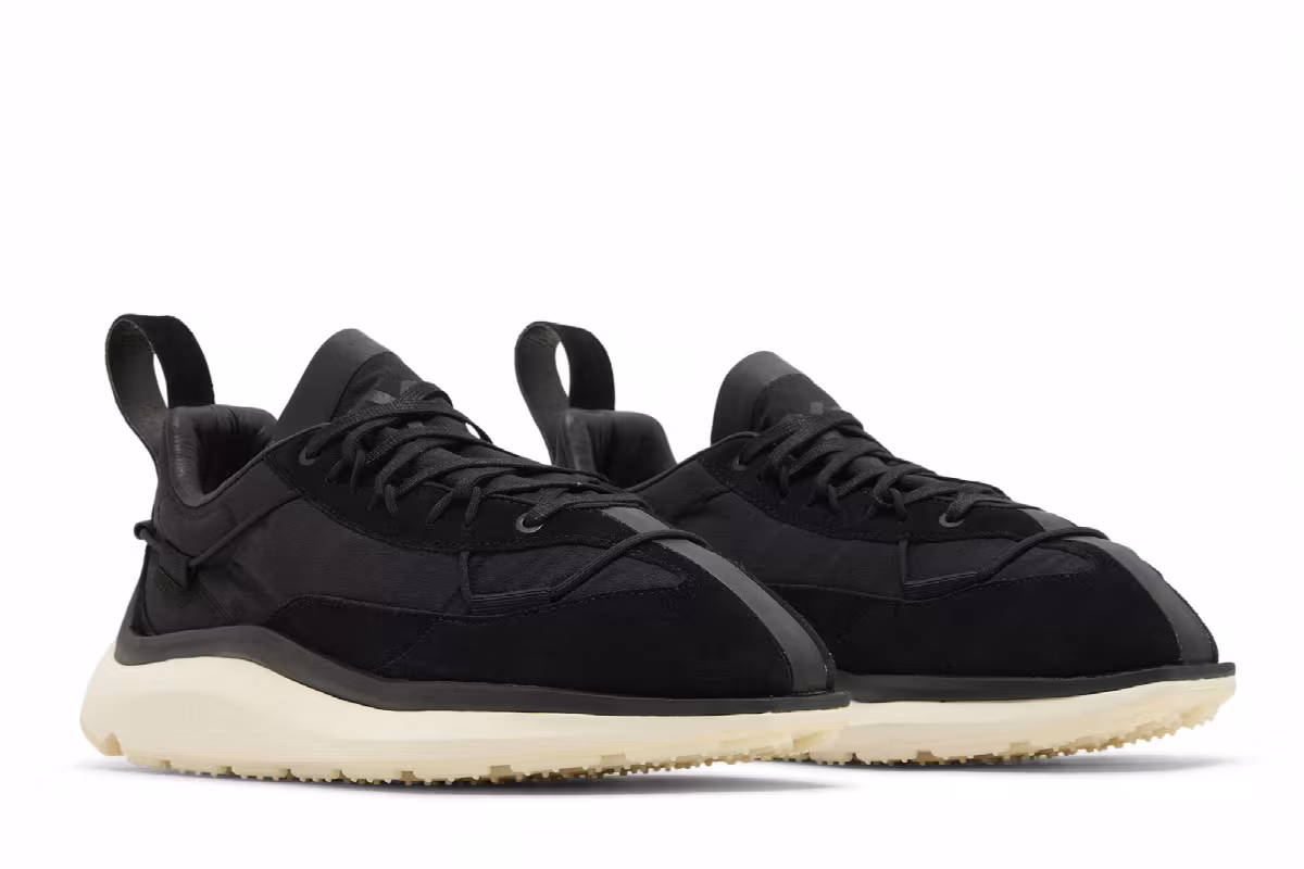adidas Y-3 Shiku Run Black Cream White, view 9