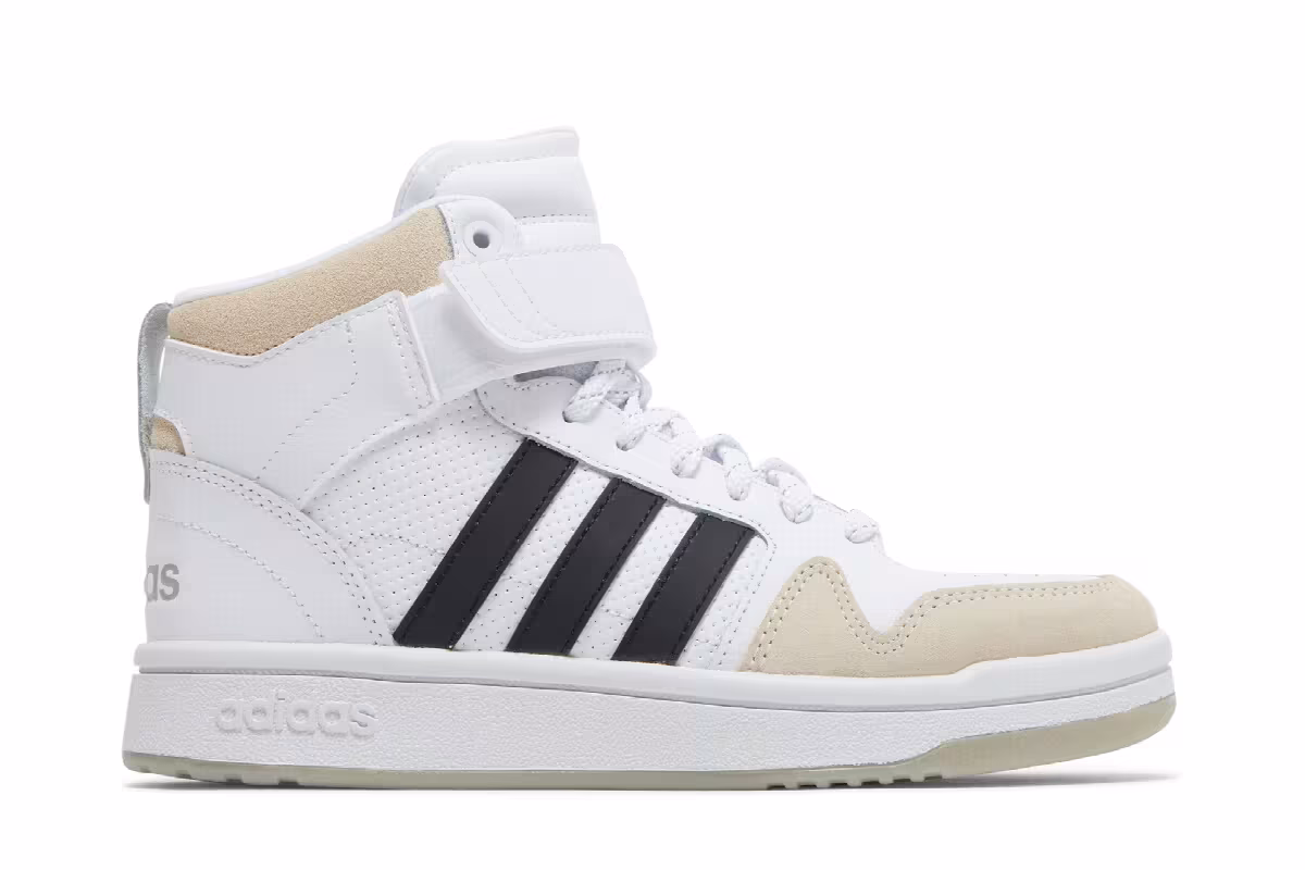 Adidas Women's Postmove Mid White Black, view 2