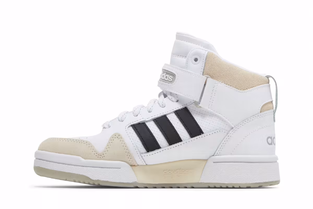 Adidas Women's Postmove Mid White Black, view 4