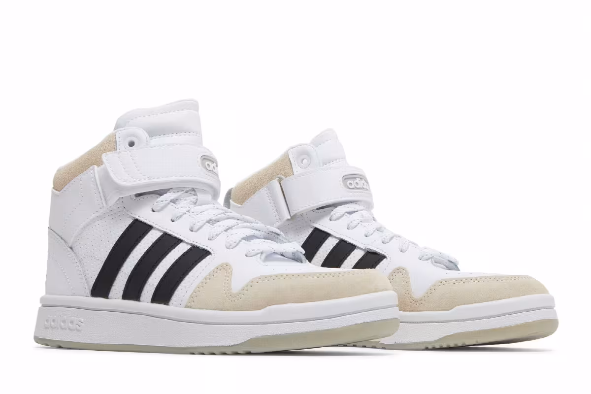 Adidas Women's Postmove Mid White Black, view 9