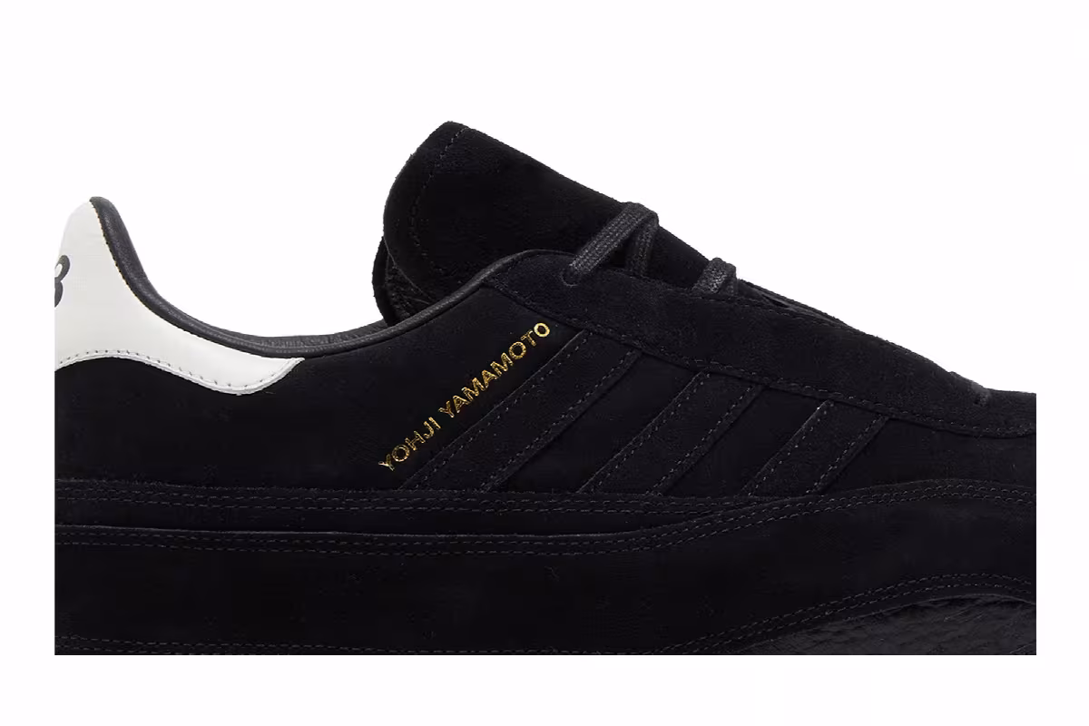 adidas Y-3 Gazelle Black White, view 3