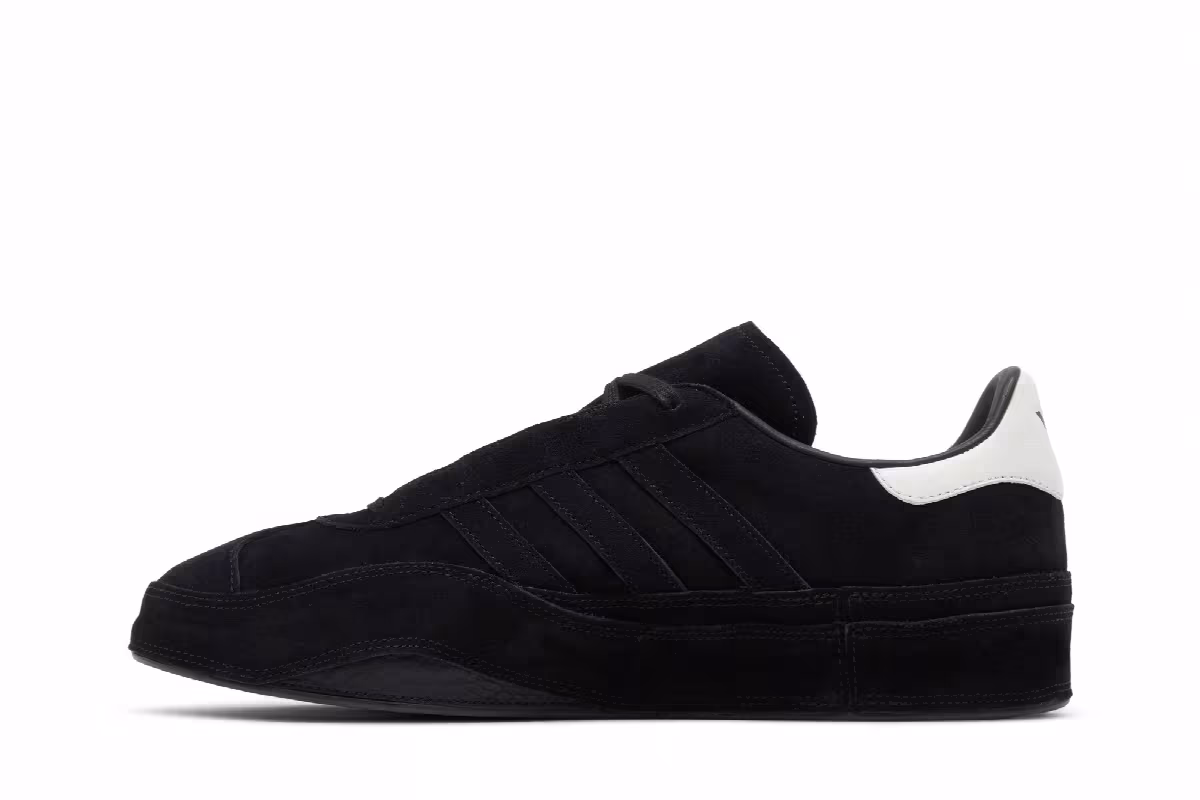 adidas Y-3 Gazelle Black White, view 4
