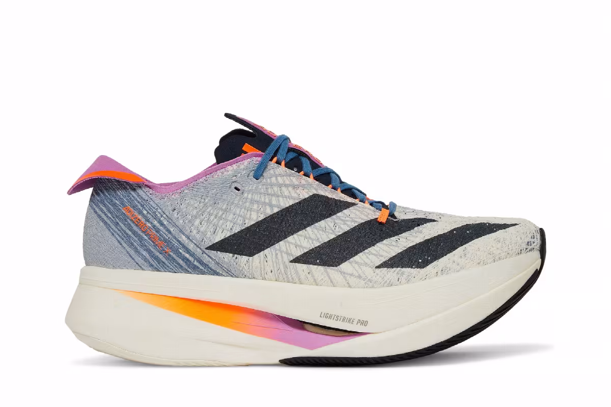 adidas Adizero Prime X Strung Off White Pulse Lilac, view 2