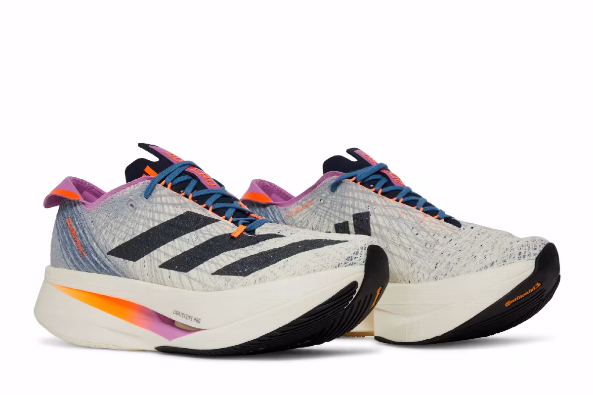 adidas Adizero Prime X Strung Off White Pulse Lilac, view 9