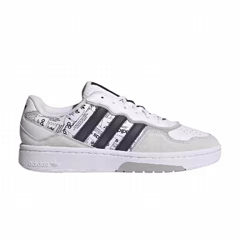 adidas Courtic 'Allover Print - White Black'