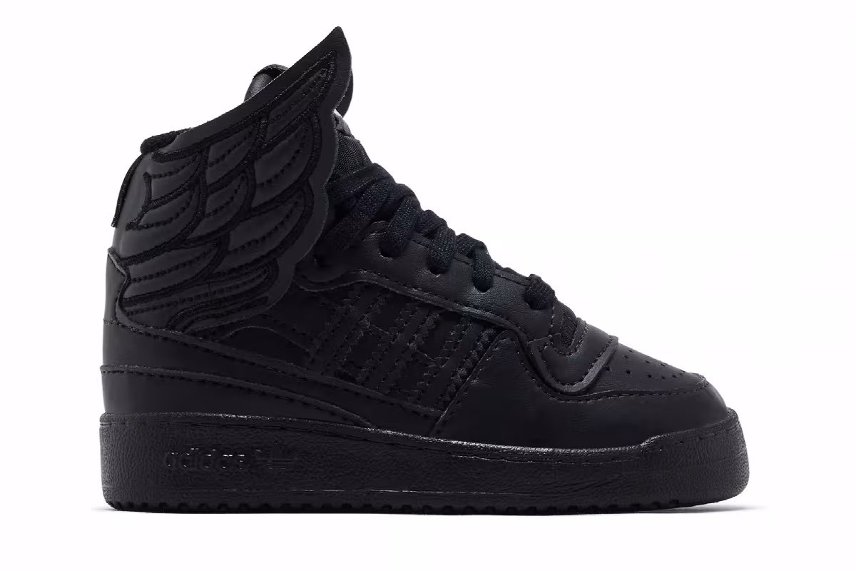 Jeremy Scott x adidas Wings 4.0 I Core Black, view 2