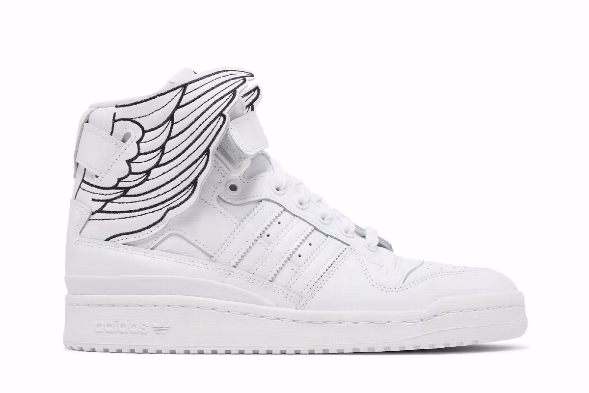 Jeremy Scott x adidas Wings 4.0 Cloud White, view 2
