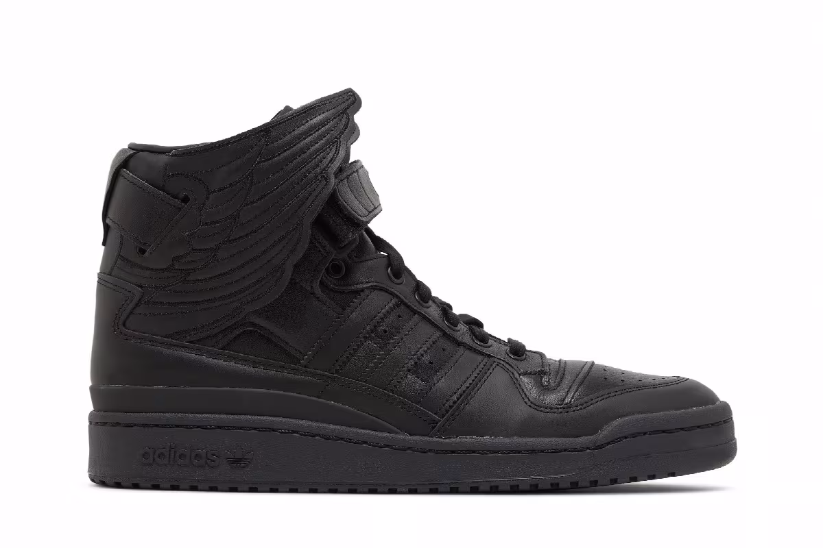 Jeremy Scott x adidas Wings 4.0 Core Black, view 2