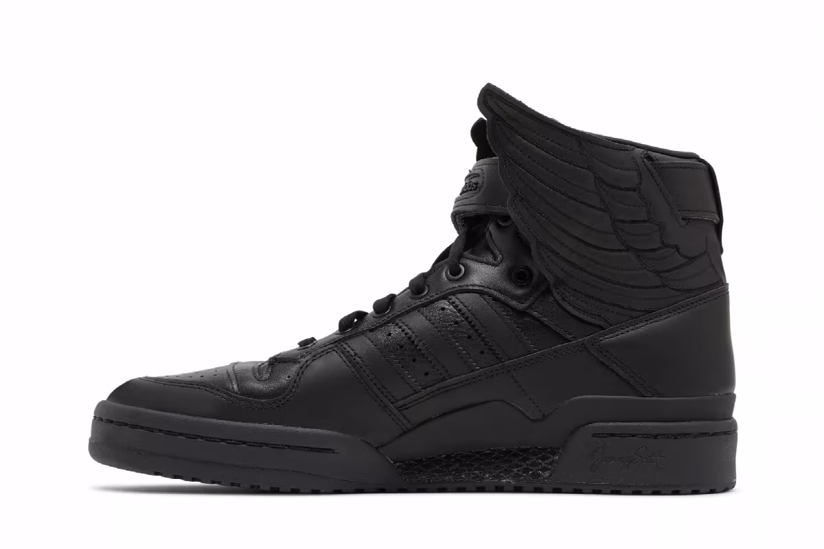 Jeremy Scott x adidas Wings 4.0 Core Black, view 4