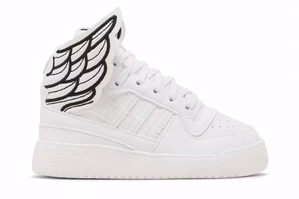 Jeremy Scott x adidas Wings 4.0 I Cloud White, view 2