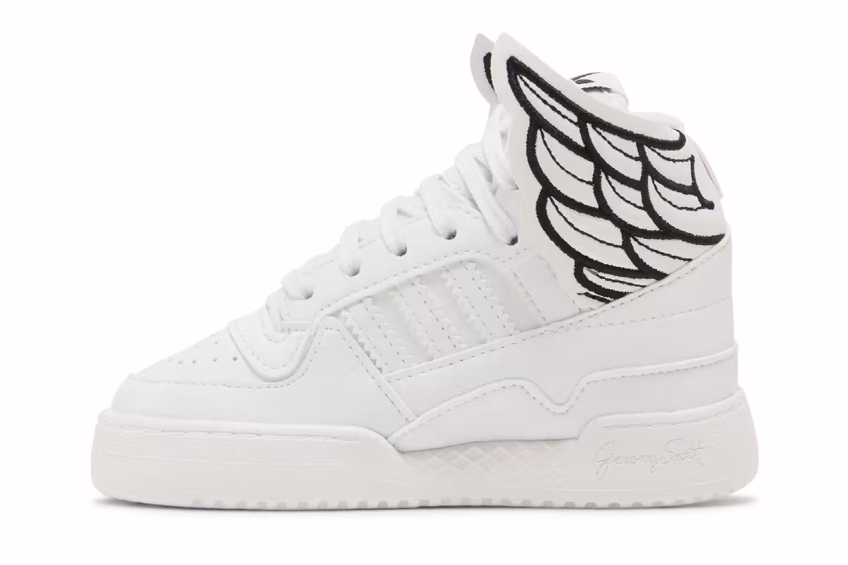 Jeremy Scott x adidas Wings 4.0 I Cloud White, view 4