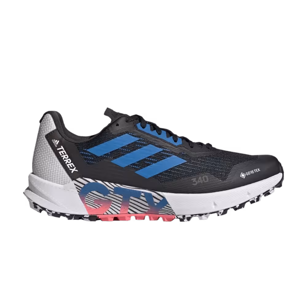 Adidas Terrex Agravic Flow 2.0 GTX Black Blue Rush Turbo