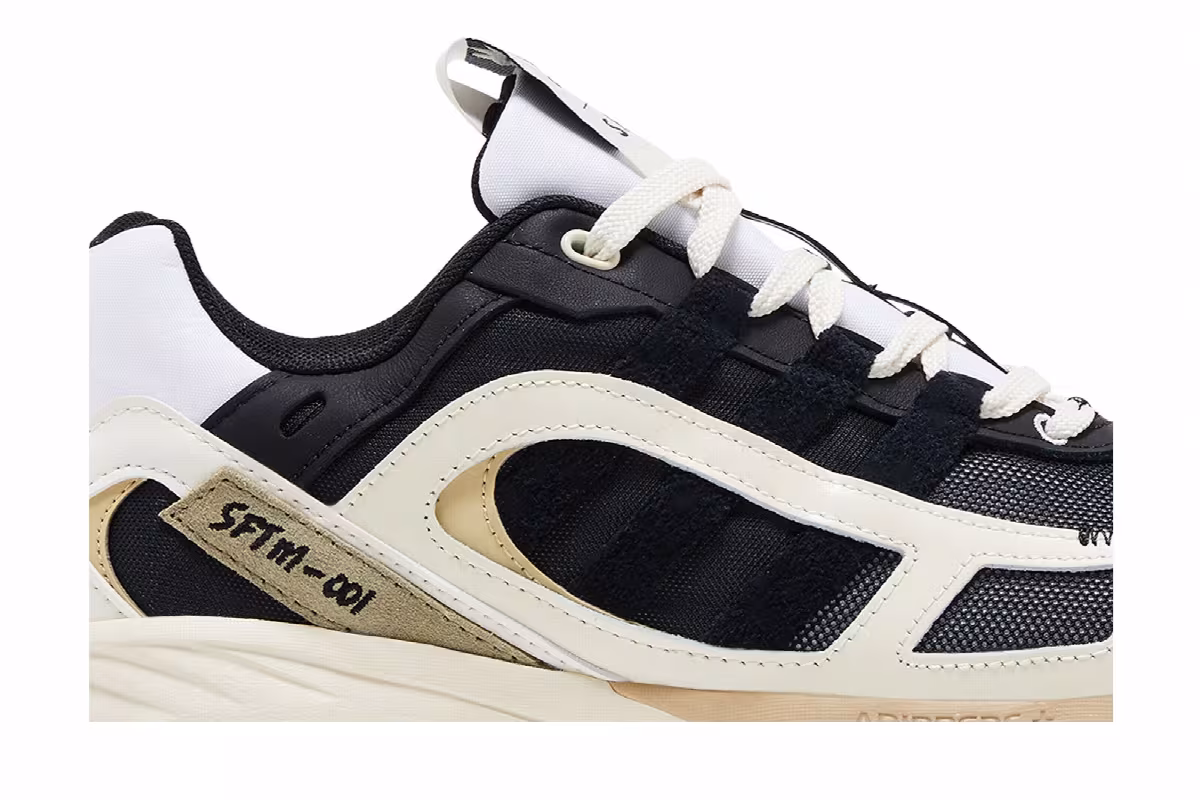 Song for the Mute x adidas Shadowturf Black Cream White, view 3