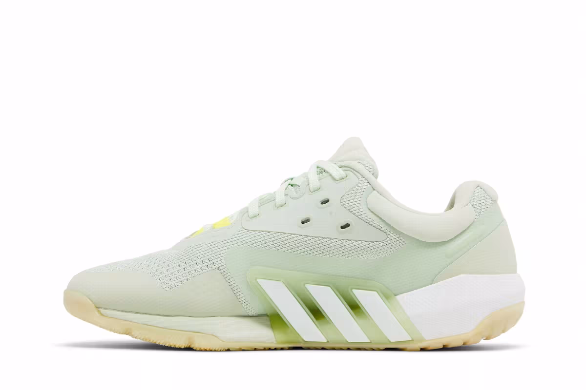 Adidas Women's Dropset Linen Green Beam Yellow, view 4