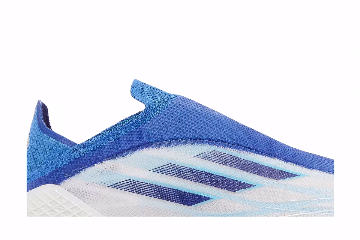 adidas X Speedflow+ FG White Legacy Indigo, view 3