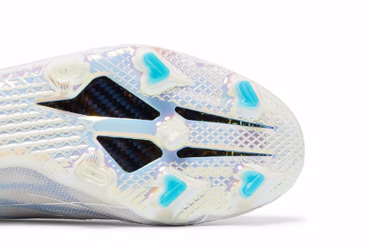 adidas X Speedflow+ FG White Legacy Indigo, view 6