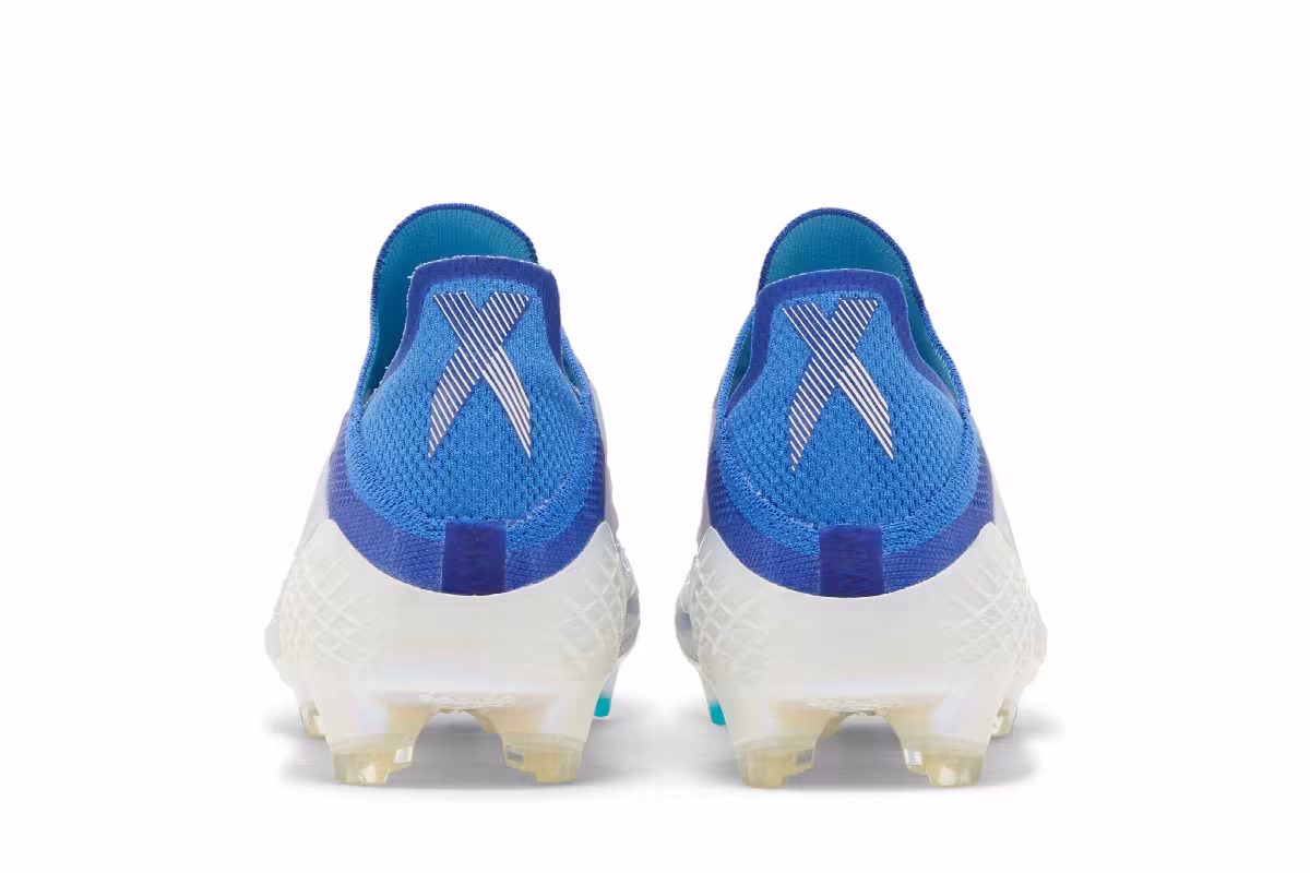 adidas X Speedflow+ FG White Legacy Indigo, view 7