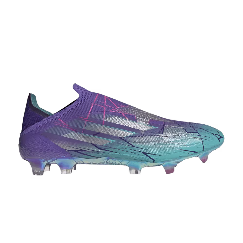 Adidas X Speedflow+ FG Purple Rush Mint Rush