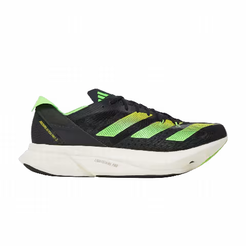 adidas Men's Adizero Adios Pro 3 'Core Black Solar Green'