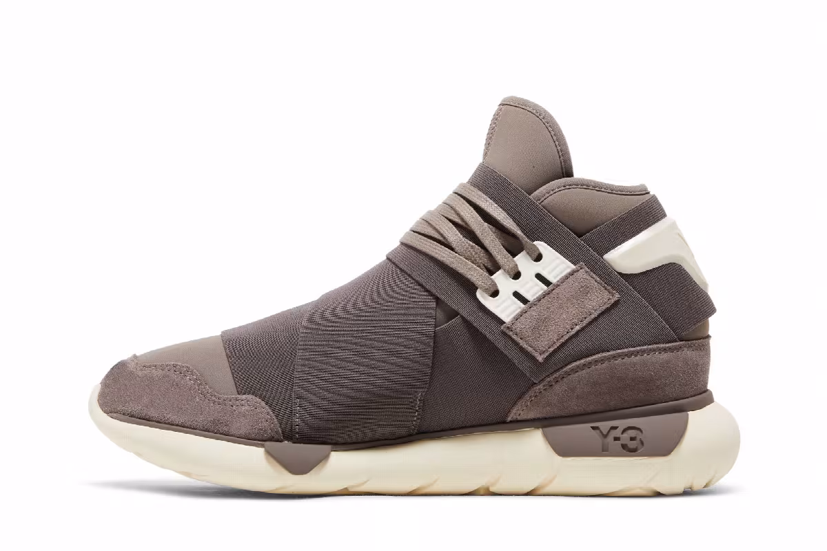 adidas Y-3 Qasa High Brown Cream White, view 4