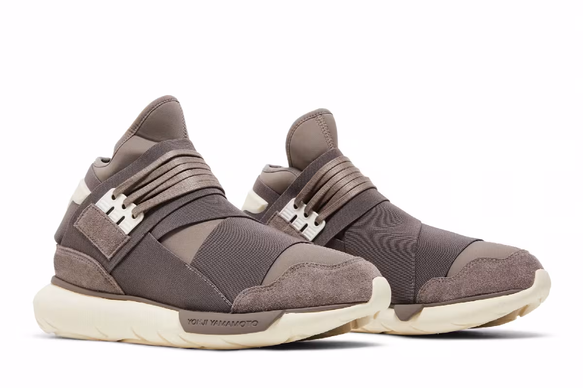 adidas Y-3 Qasa High Brown Cream White, view 9
