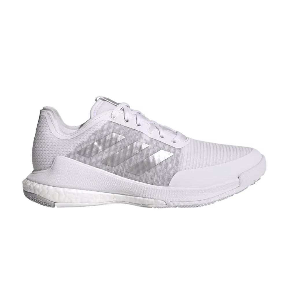 adidas Women's Crazyflight White Silver Metallic