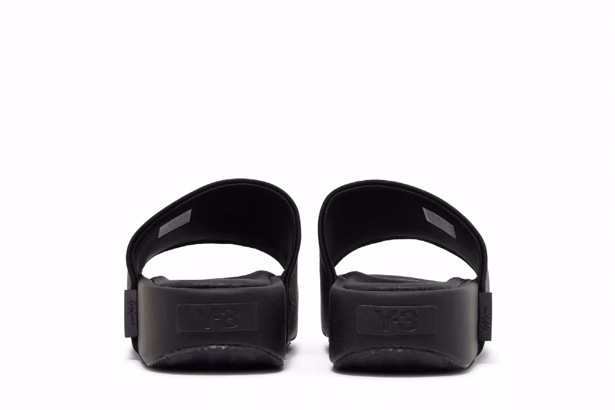 adidas Y-3 Slide Black, view 7