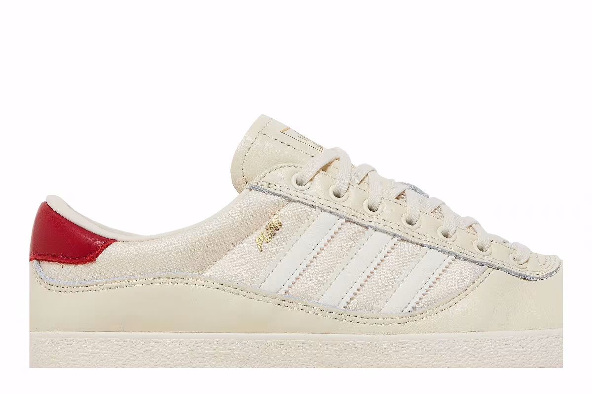 Adidas Puig Indoor Cream White Scarlet, view 3
