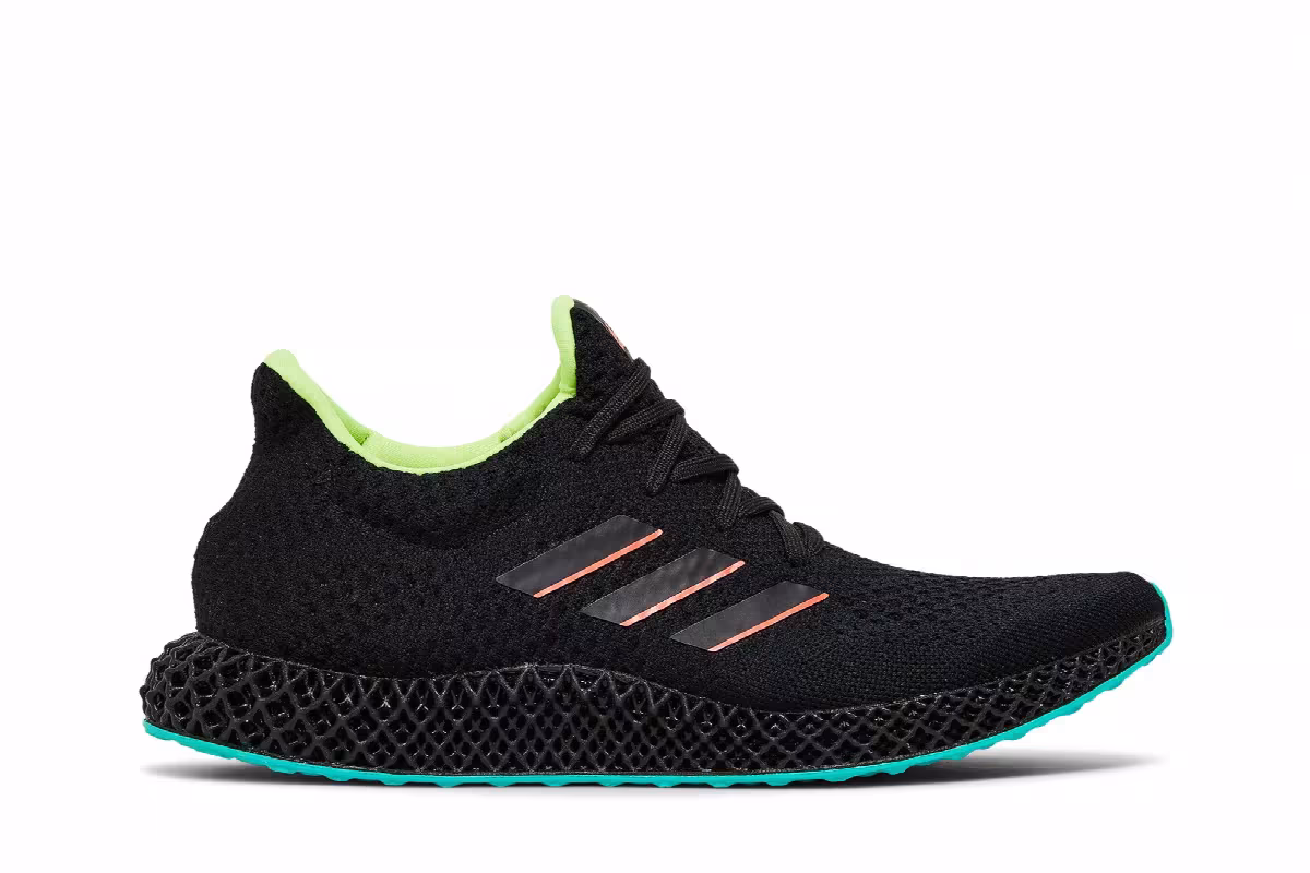 adidas Futurecraft 4D Black Carbon Turbo, view 2
