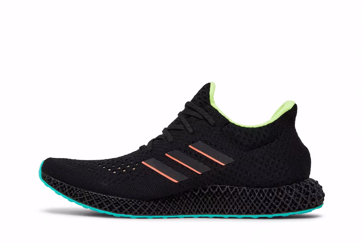 adidas Futurecraft 4D Black Carbon Turbo, view 4