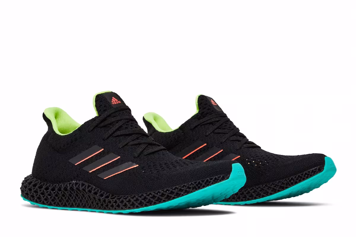 adidas Futurecraft 4D Black Carbon Turbo, view 9