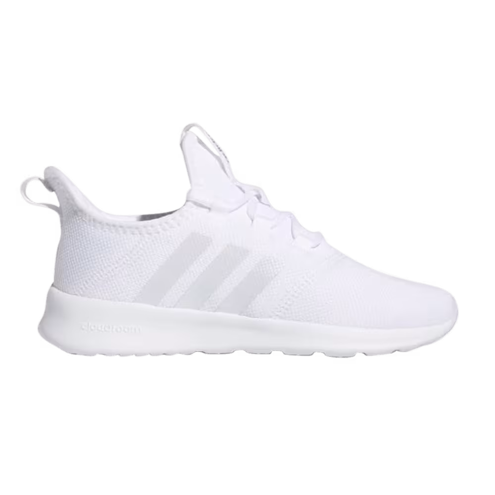 Adidas Cloudfoam Pure Slip-On J Cloud White Silver Metallic