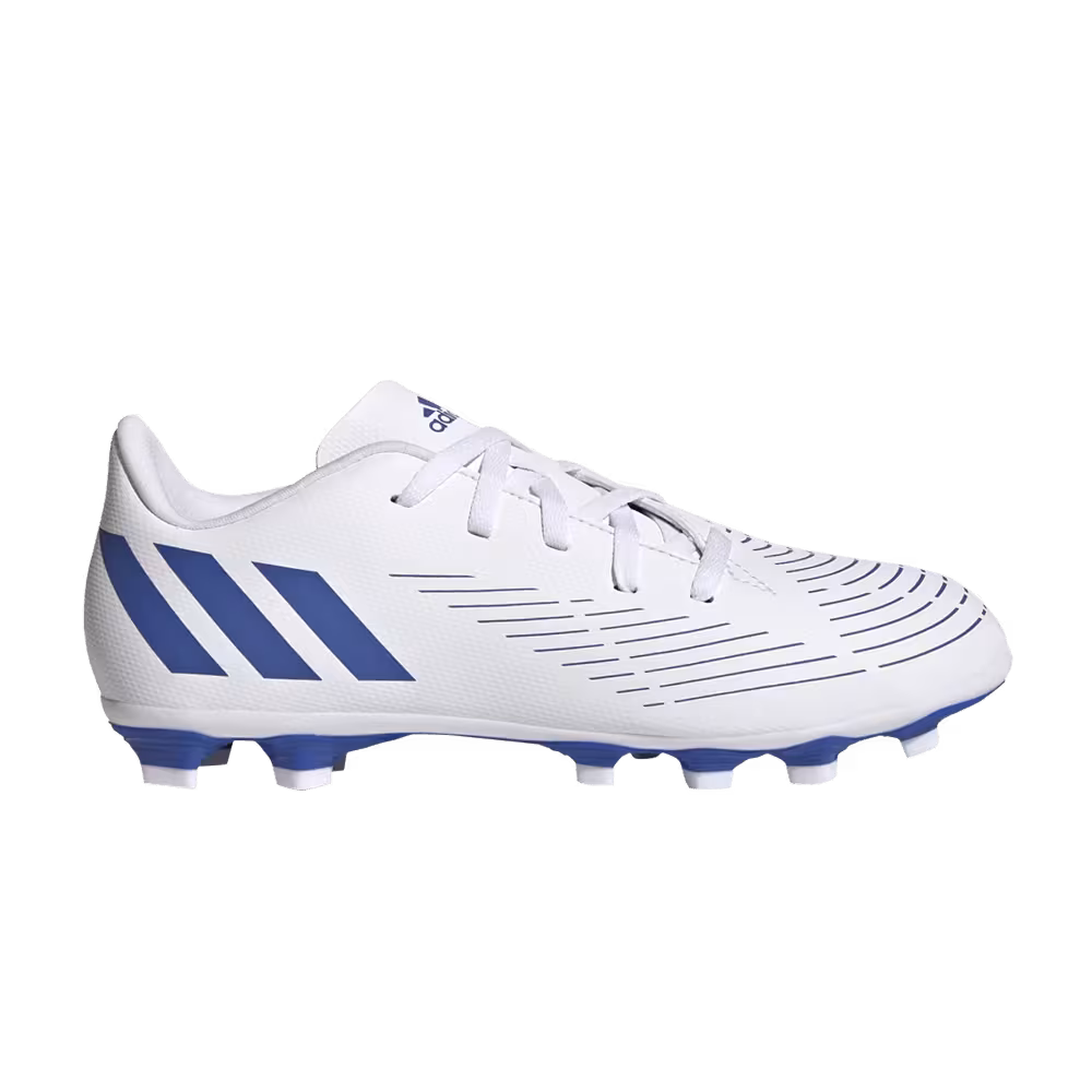 Adidas Predator Edge.4 FG J White Hi-Res Blue