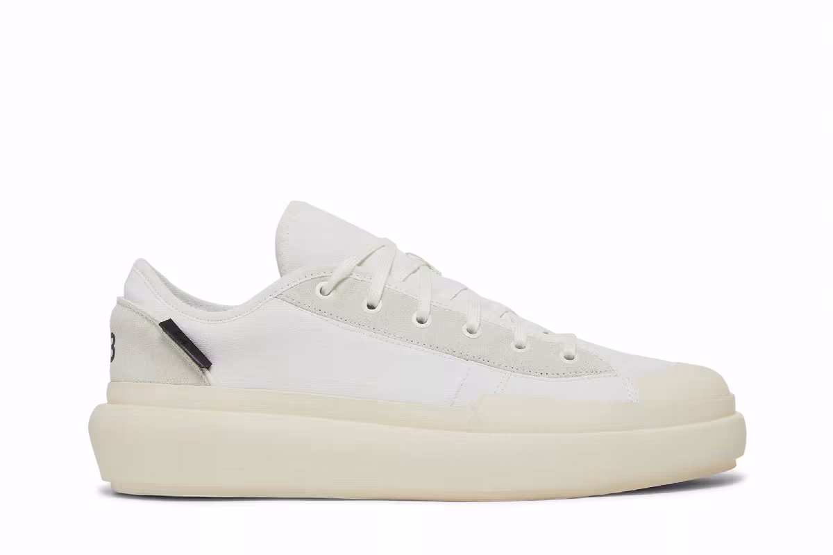 adidas Y-3 Ajatu Court Low White Orbit Grey, view 2