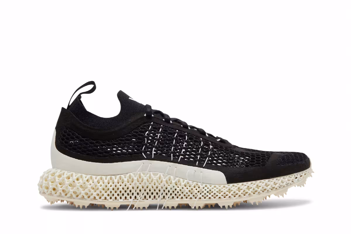 adidas Y-3 Runner 4D Halo Black White, view 2