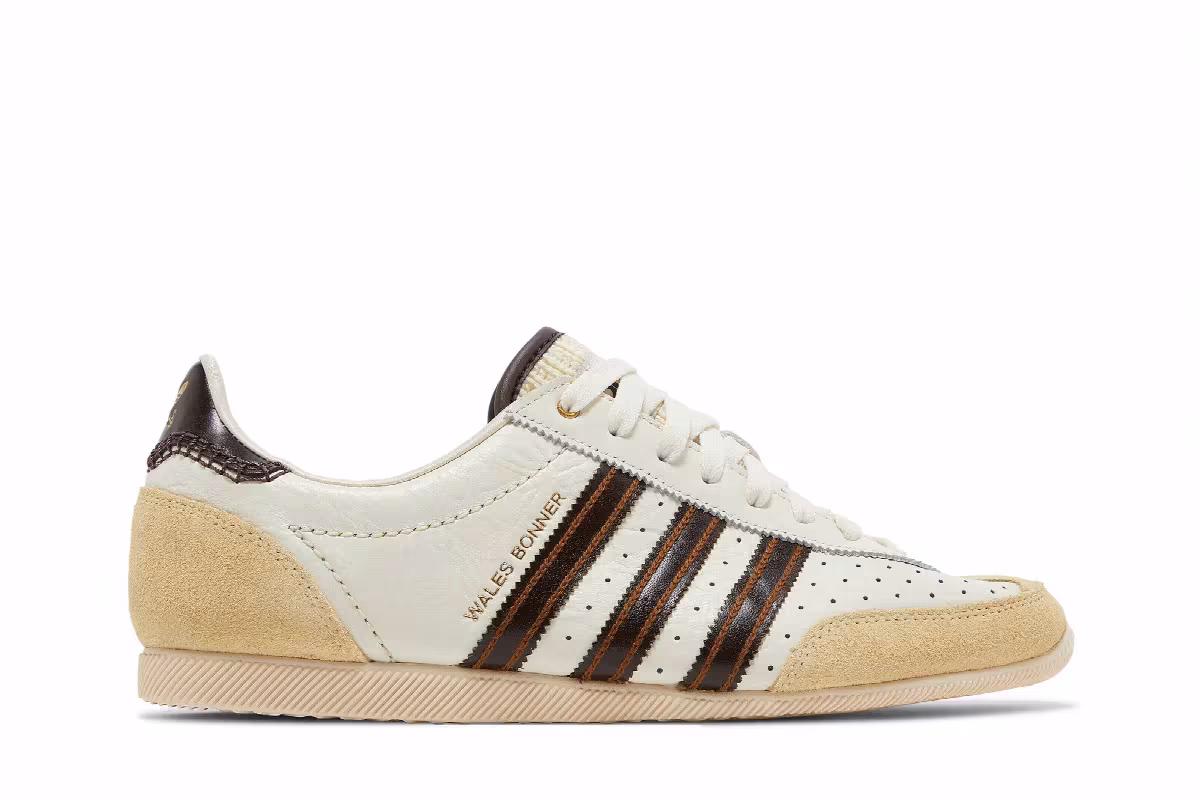 Wales Bonner x adidas Japan Cream White Dark Brown, view 2