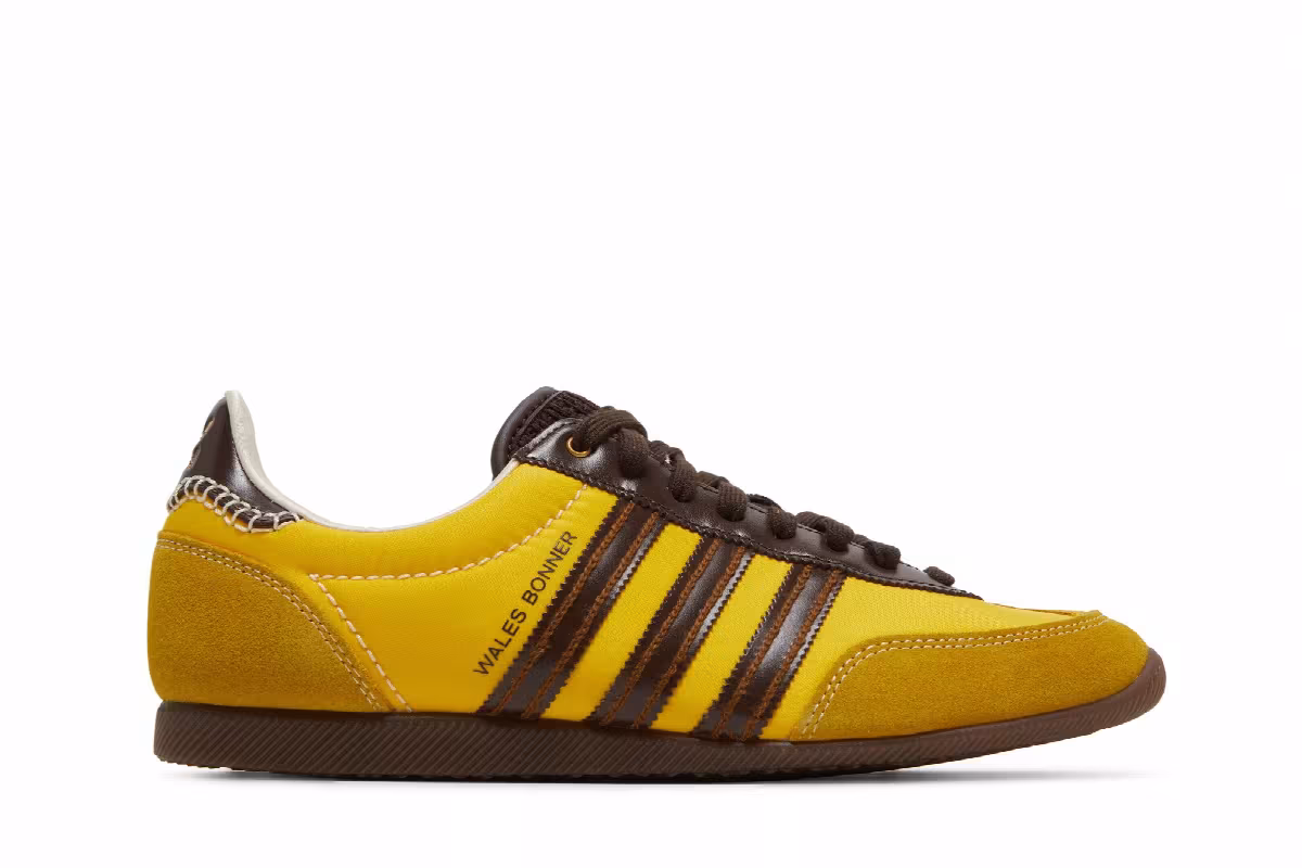 Wales Bonner x adidas Japan Hazy Yellow Dark Brown, view 2