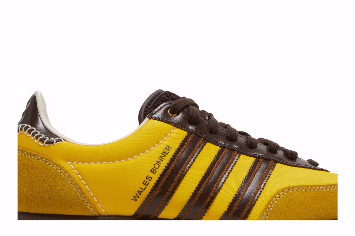 Wales Bonner x adidas Japan Hazy Yellow Dark Brown, view 3