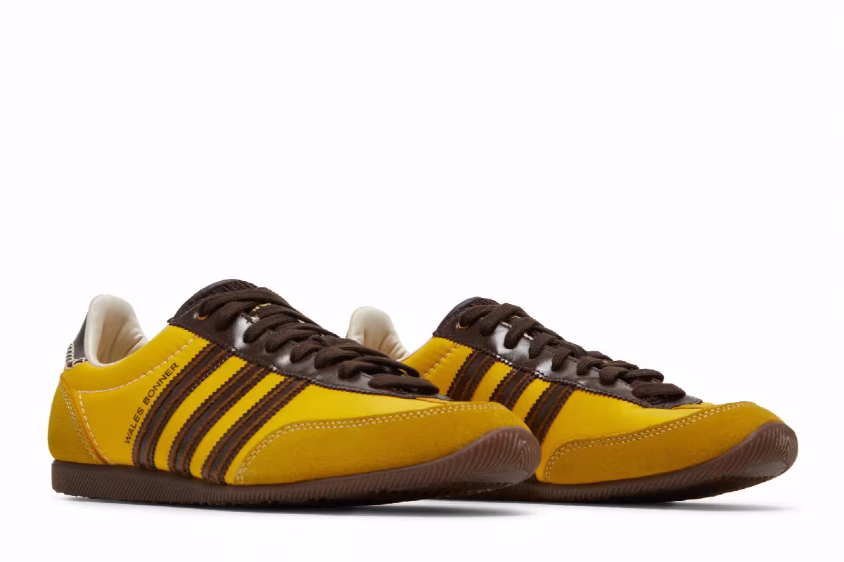 Wales Bonner x adidas Japan Hazy Yellow Dark Brown, view 9