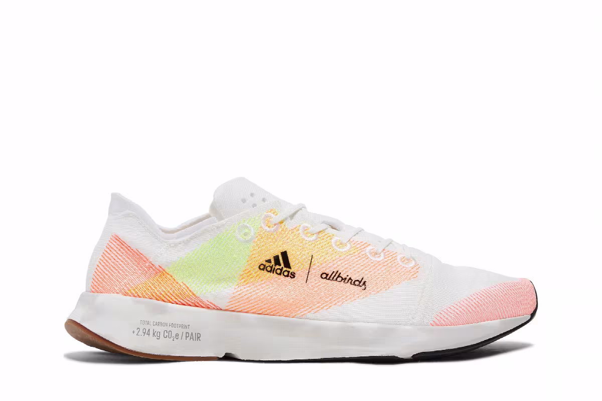 Allbirds x adidas Women's Adizero 2.94 KG CO2e Acid Red, view 2