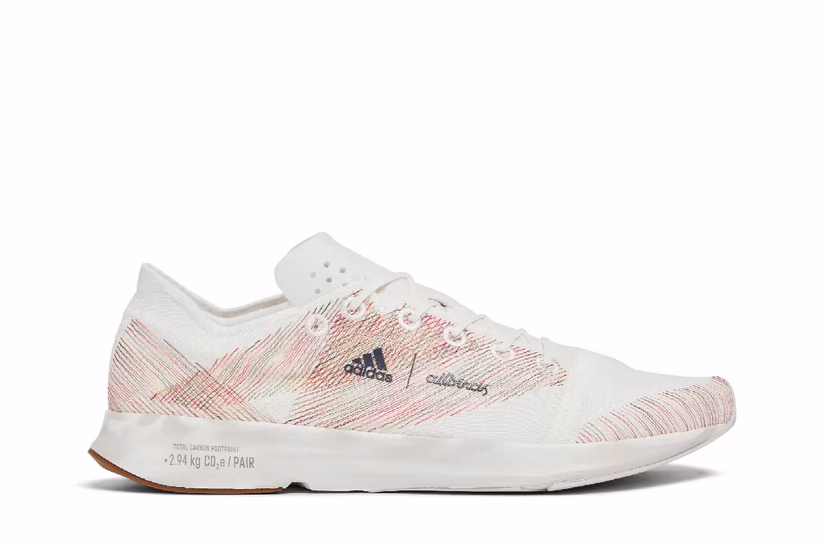 Allbirds x adidas Adizero 2.94 KG CO2e Grey Semi Turbo, view 2