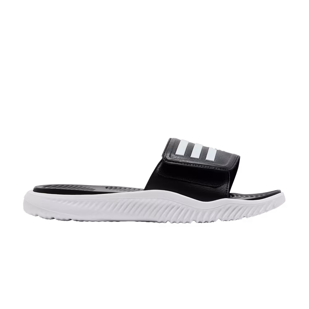 adidas Alphabounce Slide Black White