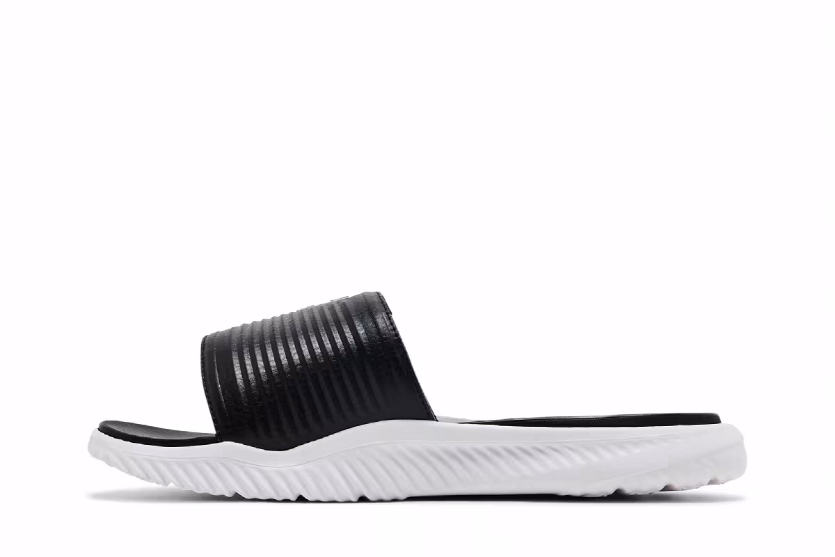 adidas Alphabounce Slide Black White, view 4