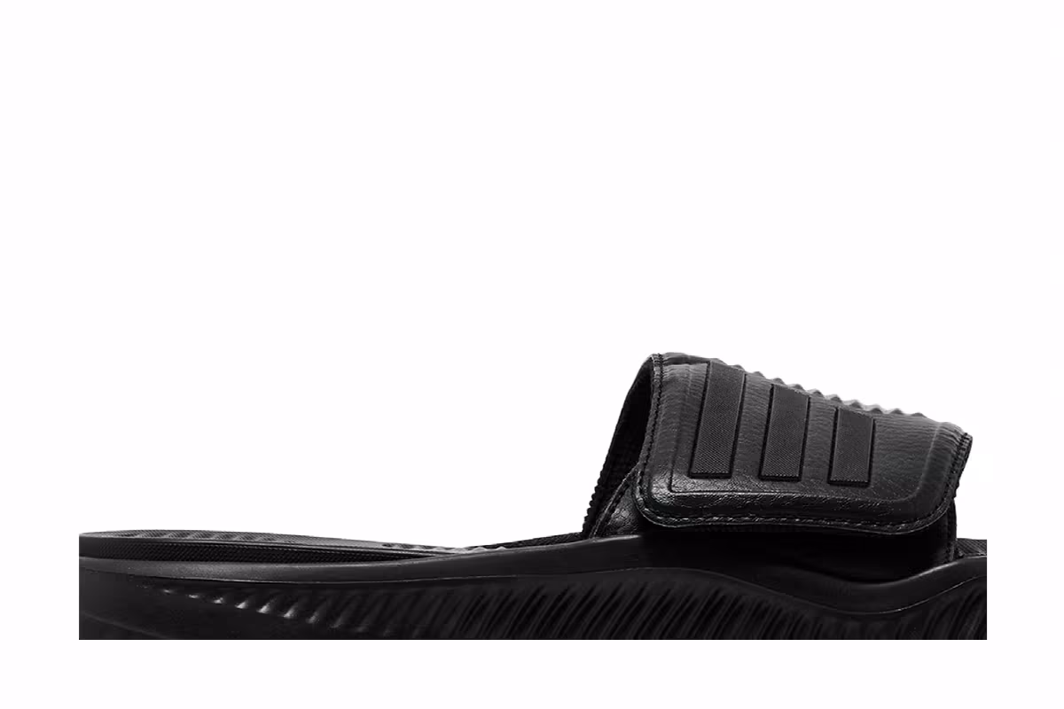 adidas Alphabounce Slide Triple Black, view 3