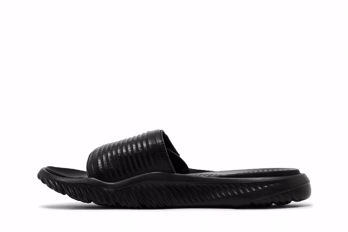 adidas Alphabounce Slide Triple Black, view 4
