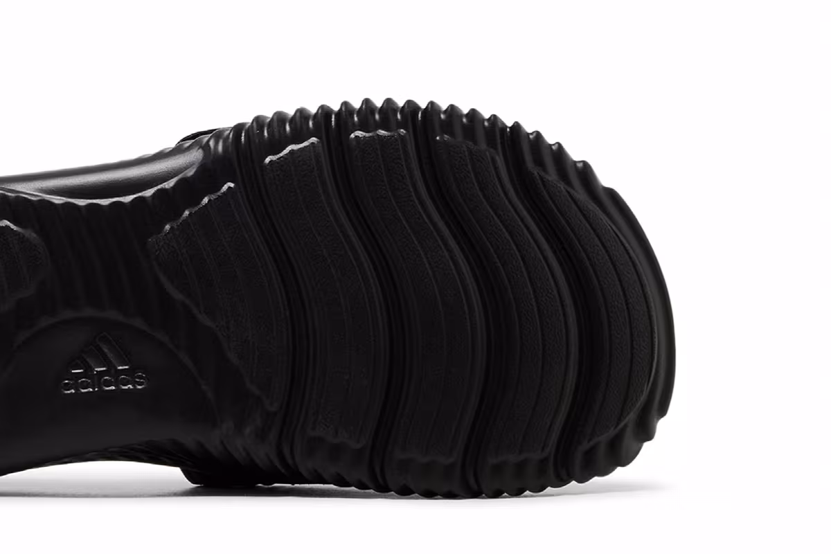 adidas Alphabounce Slide Triple Black, view 6