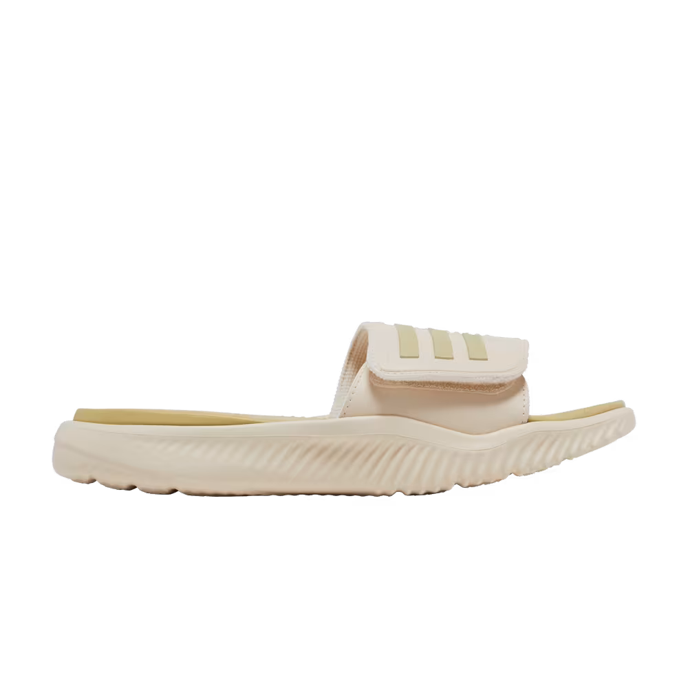 Adidas Alphabounce Slide Wonder White Sandy Beige Metallic