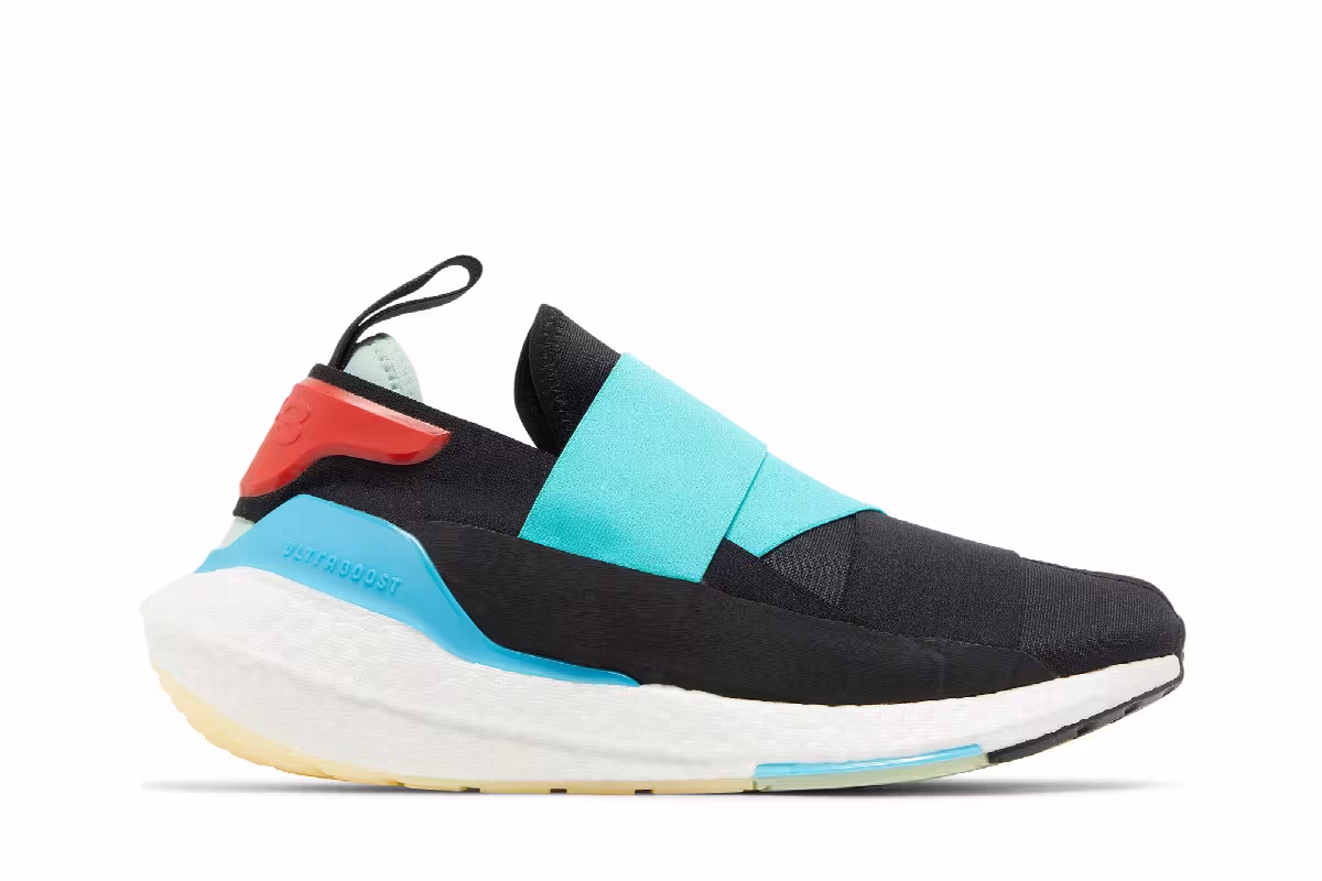 adidas Y-3 UltraBoost 22 Black Vivid Mint, view 2